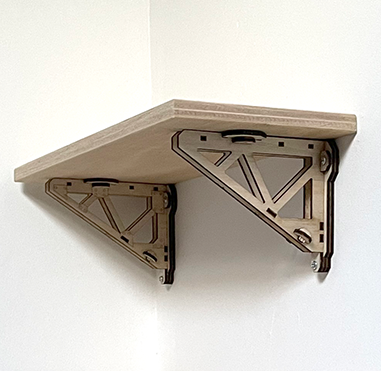 “Steampunk” Wall Mounting Brackets: Robustness and Elegance